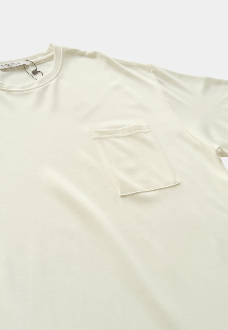 Men Short-Sleeve Fashion Tee - White - F2M263