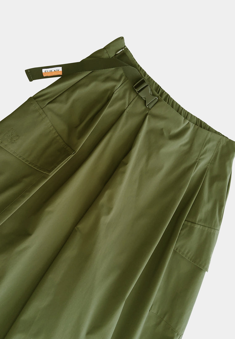 Women Skort - Army Green - S2W296