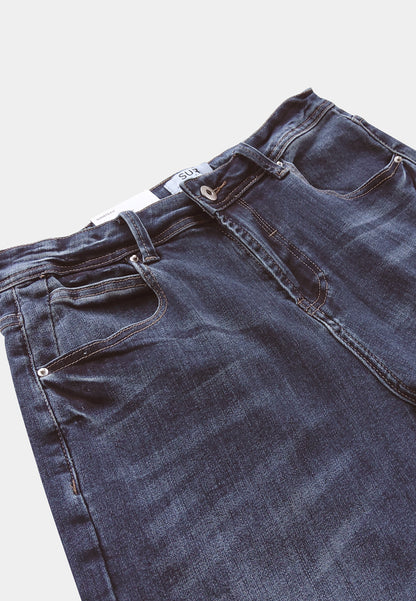 Men Short Jeans - Dark Blue - H0M671