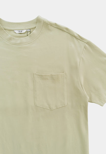 Men Short-Sleeve Fashion Tee - Khaki - M2M348