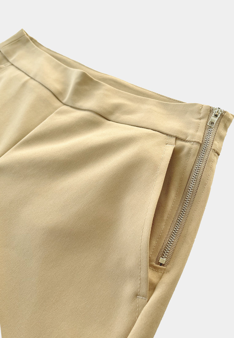 Women Short Pant - Khaki - H0W962