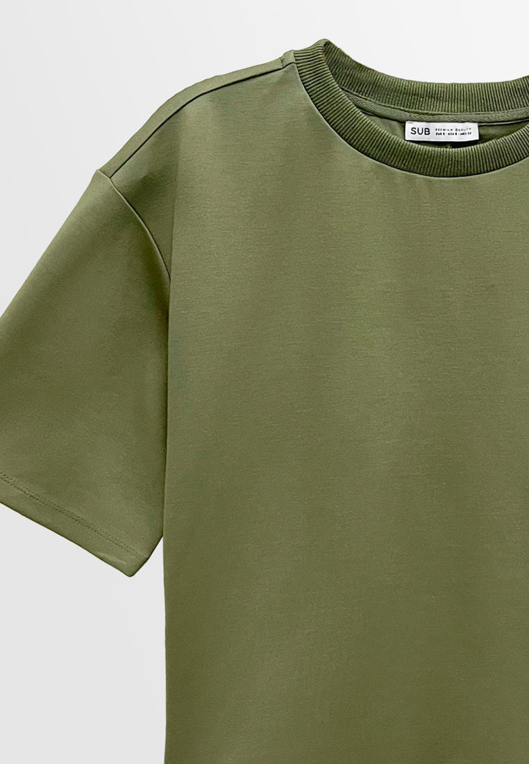 Women Short-Sleeve Fashion Tee - Green - S3W748