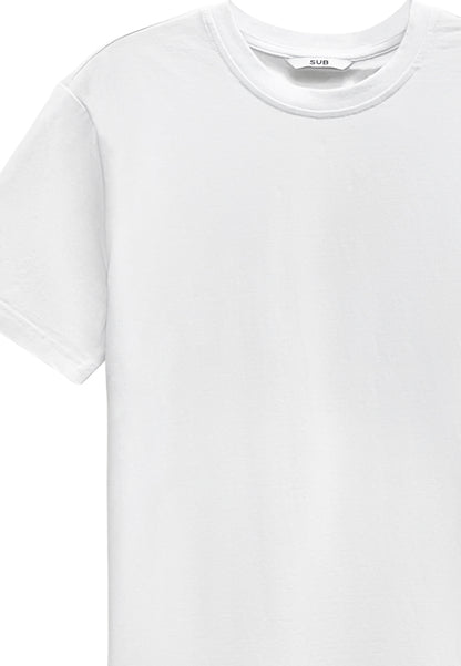 Men Short-Sleeve Basic Tee - White - F2M311/310087