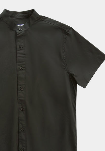 Men Short-Sleeve Shirt - Black - M2M284