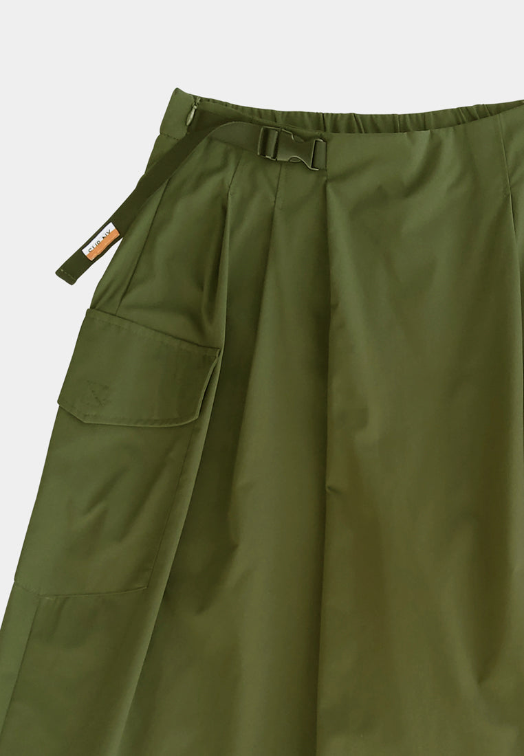 Women Skort - Army Green - S2W296