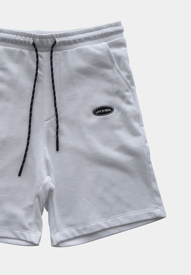 Men Knit Short Jogger - White - H1M083