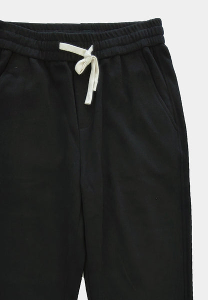 Men Knit Long Jogger - Black - H1M181