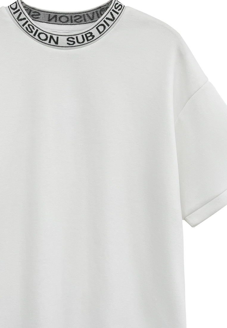 Men Short-Sleeve Fashion Tee - White - H2M454