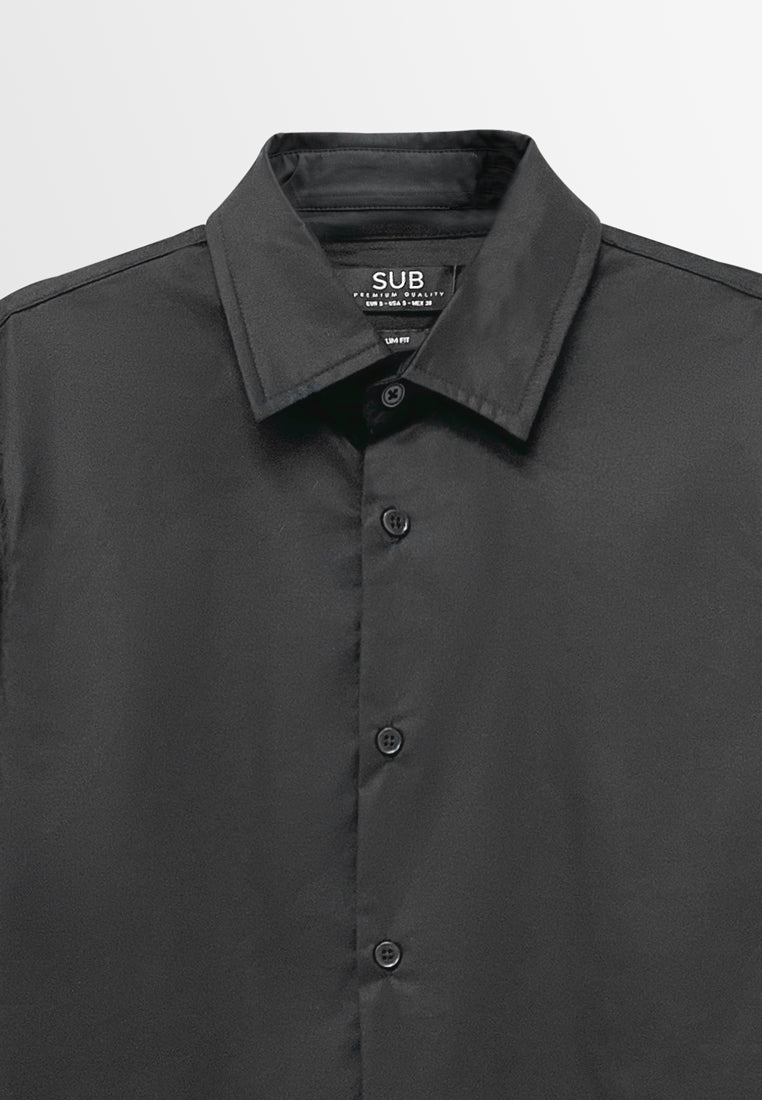 Men Long-Sleeve Shirt - Black - H2M688