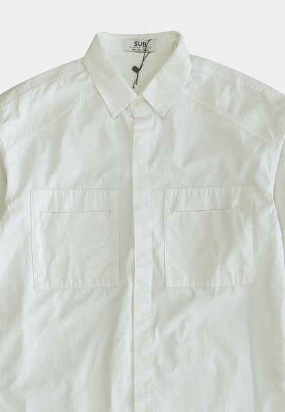 Men Long-Sleeve Shirt - White - H1M172