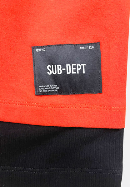 Men Short-Sleeve Sweatshirt - Orange - S3M758