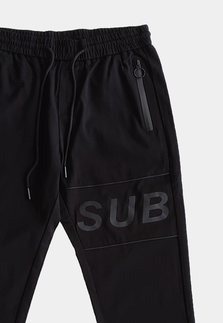 Men Long Jogger - Black - M1M040