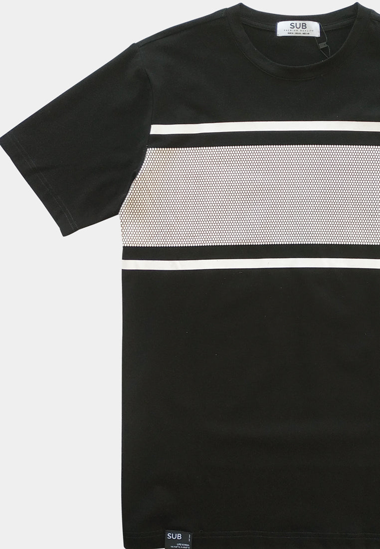 Men Short-Sleeve Graphic Tee - Black - S2M189