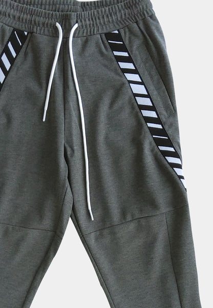 Men Long Jogger - Dark Grey - H1M115