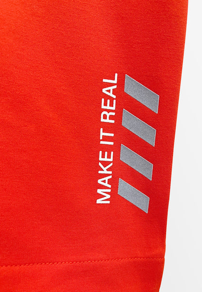 Men Short-Sleeve Sweatshirt - Orange - H2M797