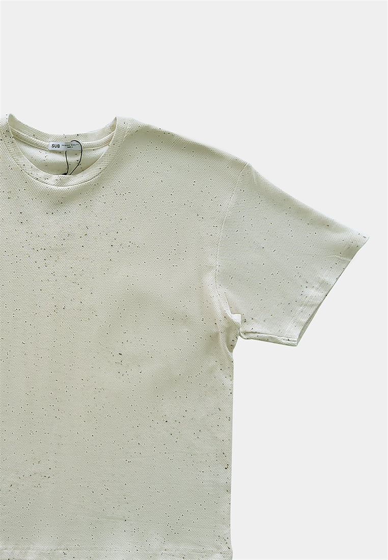 Men Oversized Fashion Tee - White - H1M124