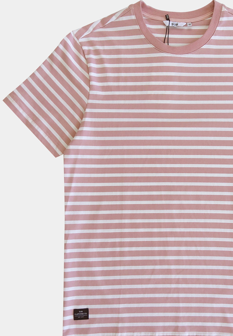 Men Short-Sleeve Graphic Tee - Pink - S2M136