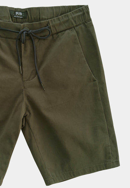 Men Twill Bermuda Shorts - Grey - M0M502