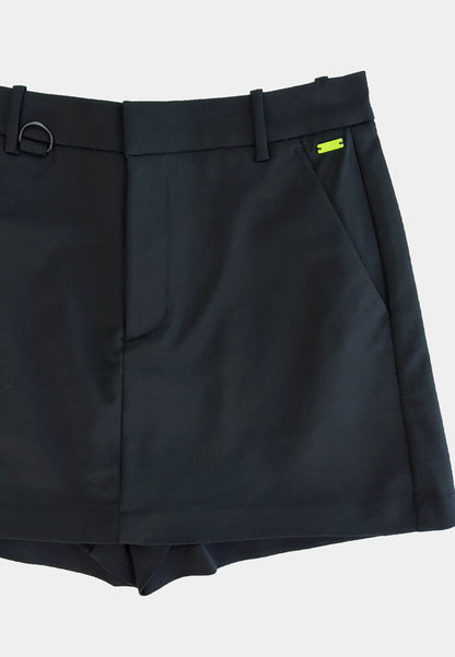 Women Skort - Black - H1W205