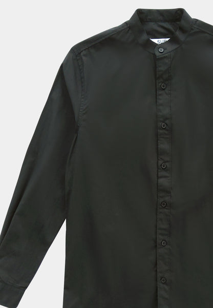 Men Long-Sleeve Shirt - Black - M2M290