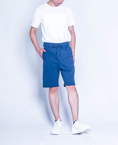 Men Knit Short Jogger - Navy - H9M243