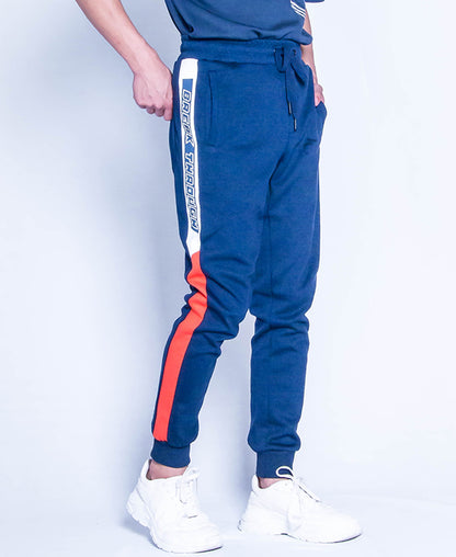 Men Knit Long Jogger - Navy - H9M246