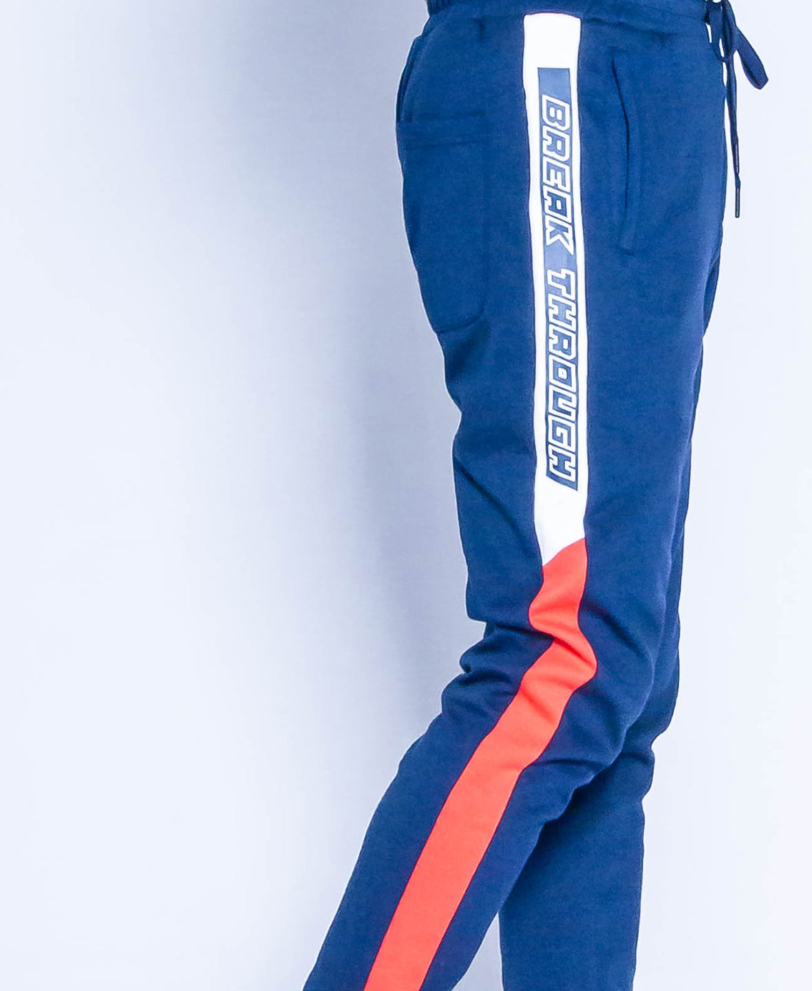 Men Knit Long Jogger - Navy - H9M246