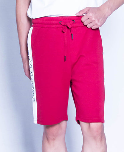 Men Knit Short Jogger - Red - H9M371