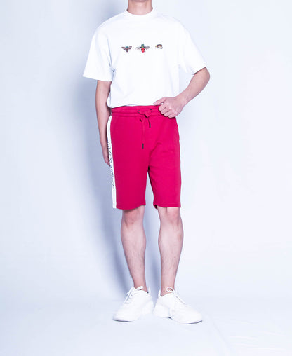 Men Knit Short Jogger - Red - H9M371