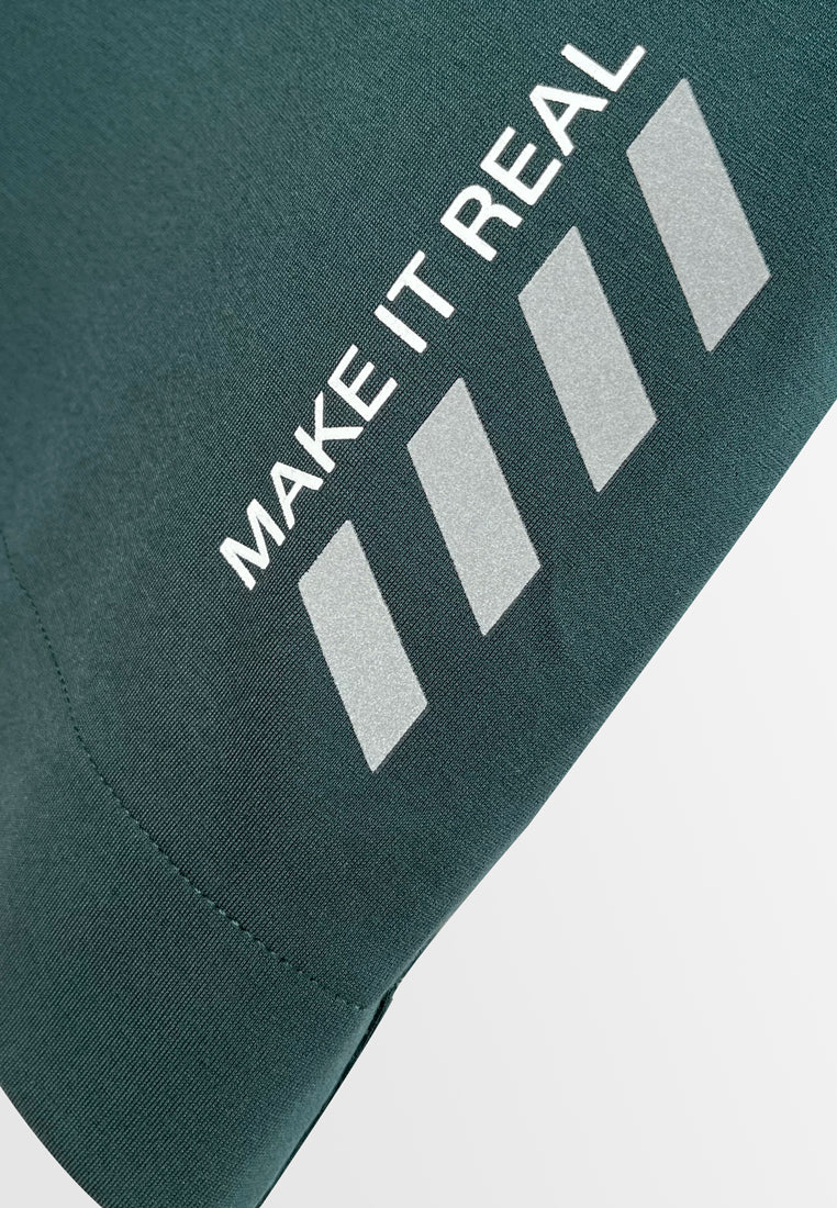 Men Short-Sleeve Sweatshirt - Dark Green - H2M510