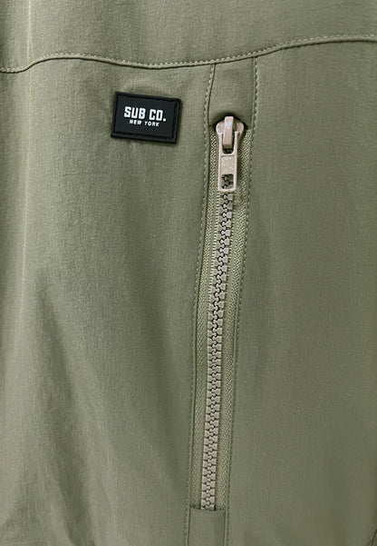 Men Bomber Jacket - Army Green - H2M521