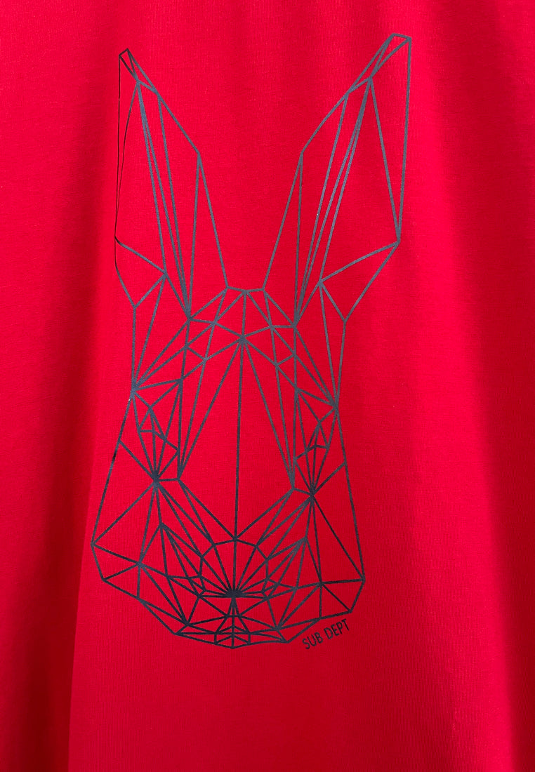 Men Short-Sleeve Graphic Tee - Red - H2M450