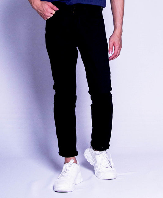 Men Long Pants - Black - F9M070