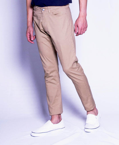 Men Long Pants - Khaki - F9M072