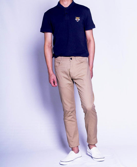 Men Long Pants - Khaki - F9M072