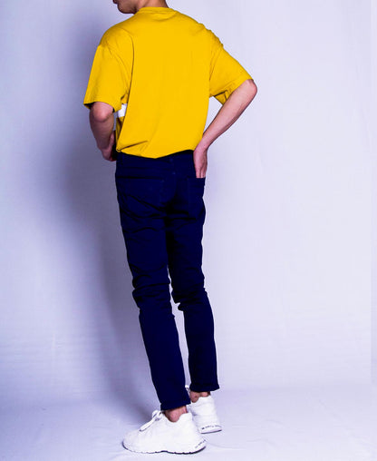 Men Long Pants - Navy - F9M073