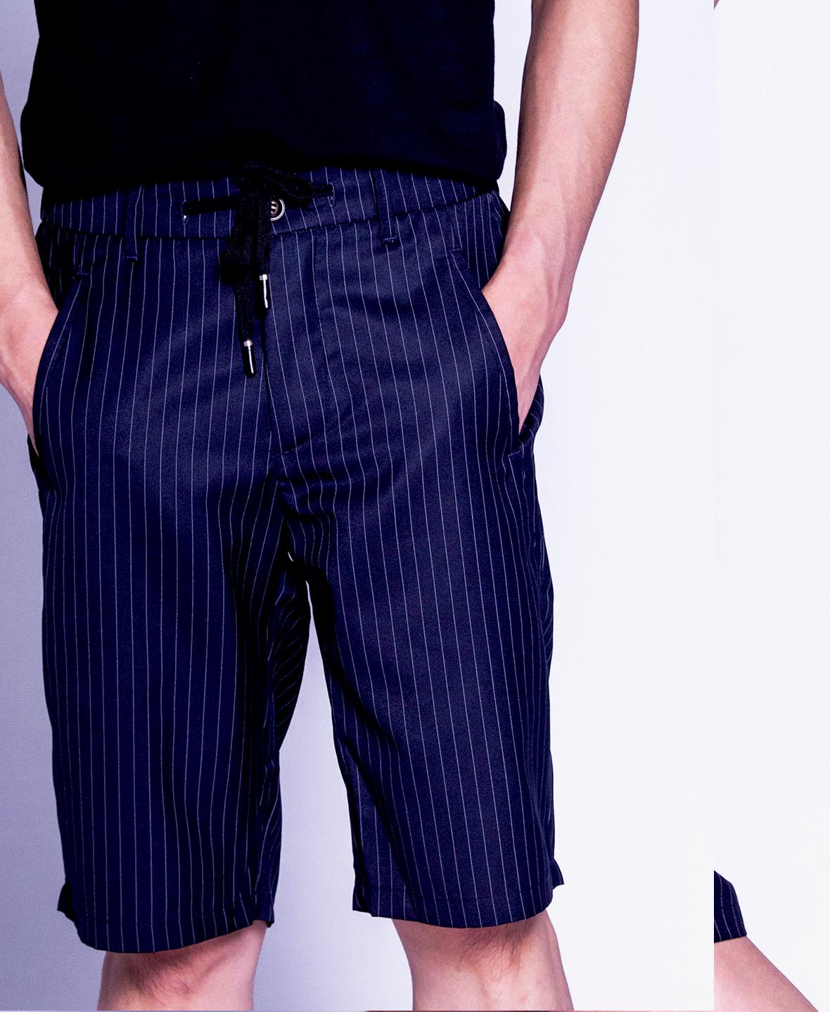 Men Short Pants - Navy - F9M134