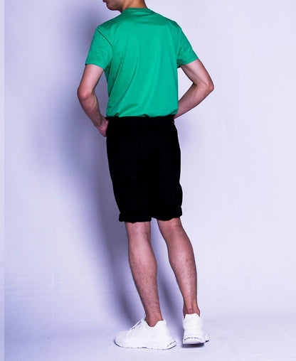 Men Short Pants - Black - F9M133