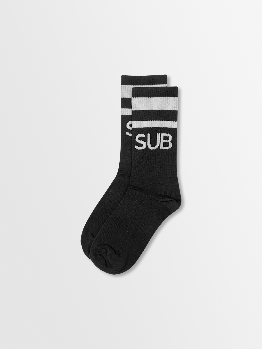 Unisex Classic Socks - Black - S3M912