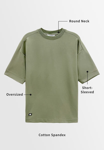 Men Short-Sleeve Fashion Tee - Green - S3M811