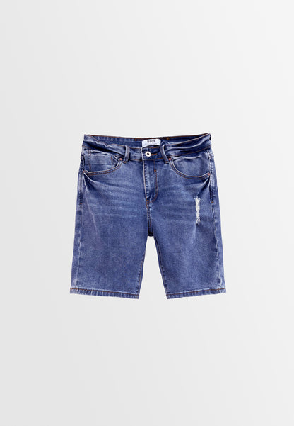 Men Short Jeans - Blue - H2M428