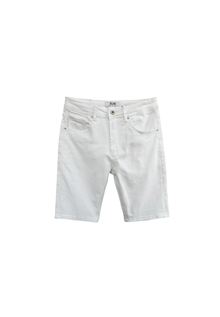 Men Short Jeans - White - REM782