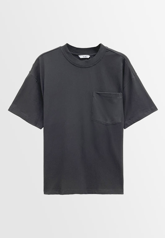 Men Short-Sleeve Fashion Tee - Black - M2M298-2