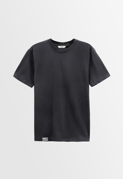 Men Short-Sleeve Basic Tee - Black - F2M310/310086/410020