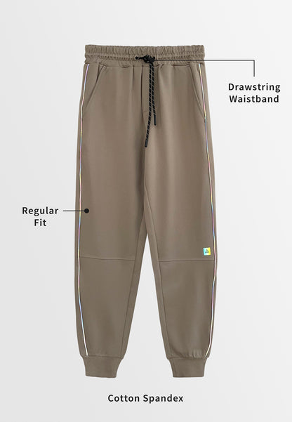 Men Long Jogger - Khaki - H2M464