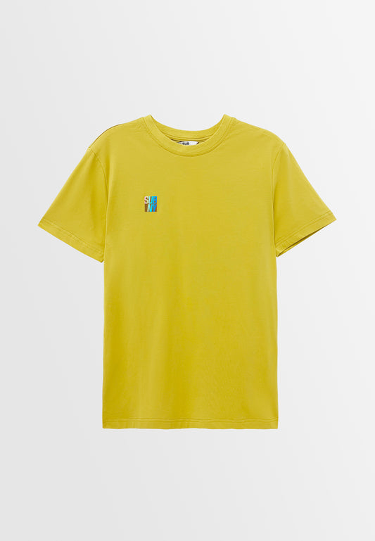 Men Short-Sleeve Graphic Tee - Yellow - S3M591