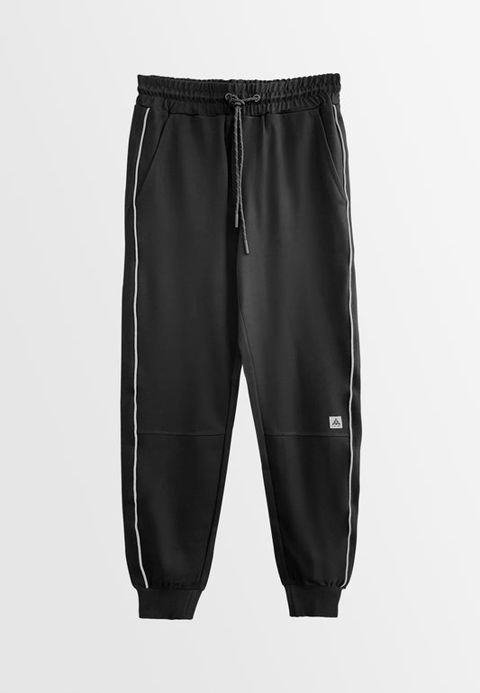 Men Long Jogger - Black - H2M463