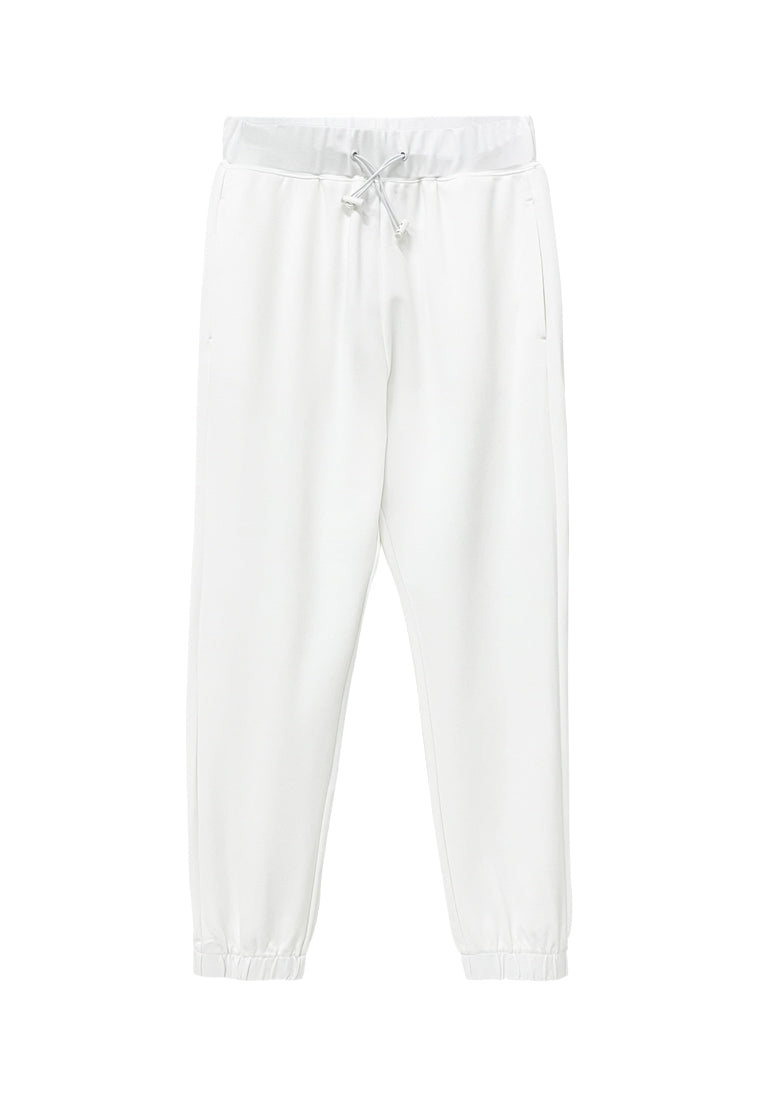 Women Long Jogger - White - S3W654