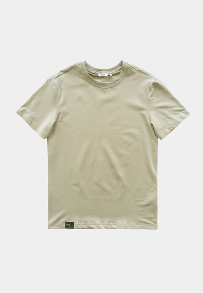 Men Short-Sleeve Basic Tee - Khaki - S2M197