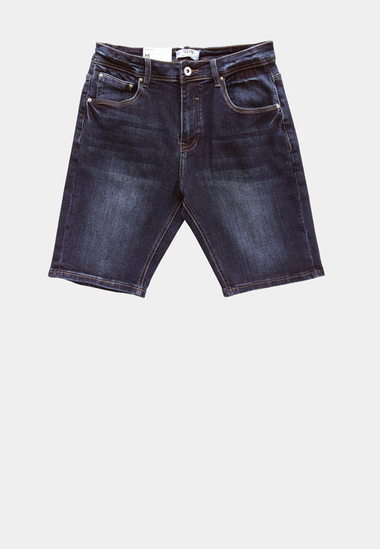 Men Short Jeans - Dark Blue - H0M678